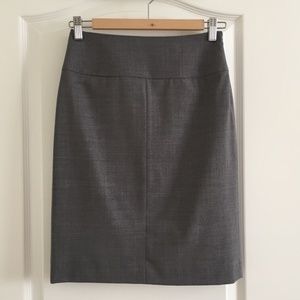 Banana Republic Wool Pencil Skirt Charcoal (NWT)